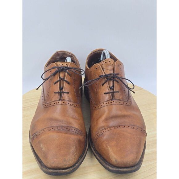 Allen Edmonds Evanston Leather  Walnut Oxford Dress Shoe Mens Sz 13D - Picture 3 of 8